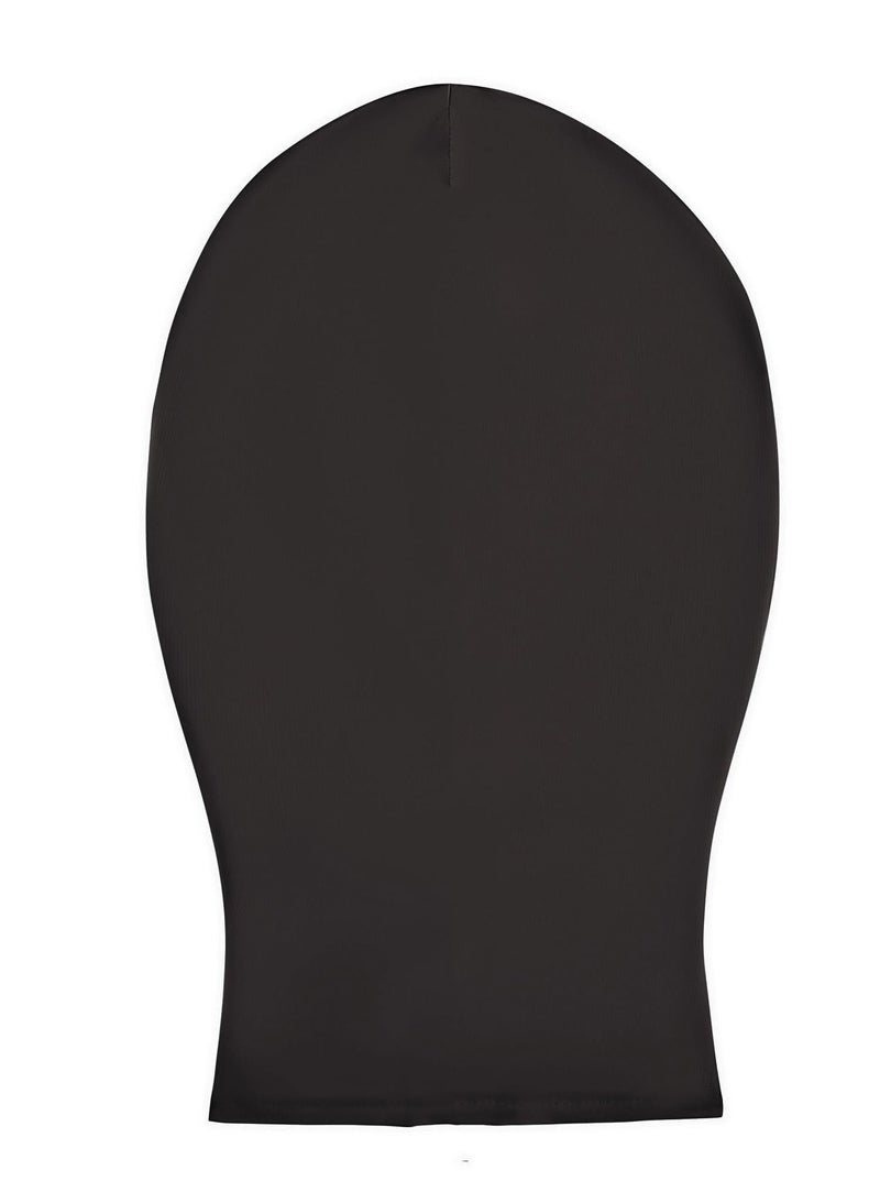 Gaoin Unisex Face open Zentai Hood Mask for Costume Parties (Black) - Image 3